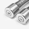 CKeep Electroplating Dumbbell 4kg Household Fitness Exercise to Build Muscle Male Integral Bamboo Joint Design Silver